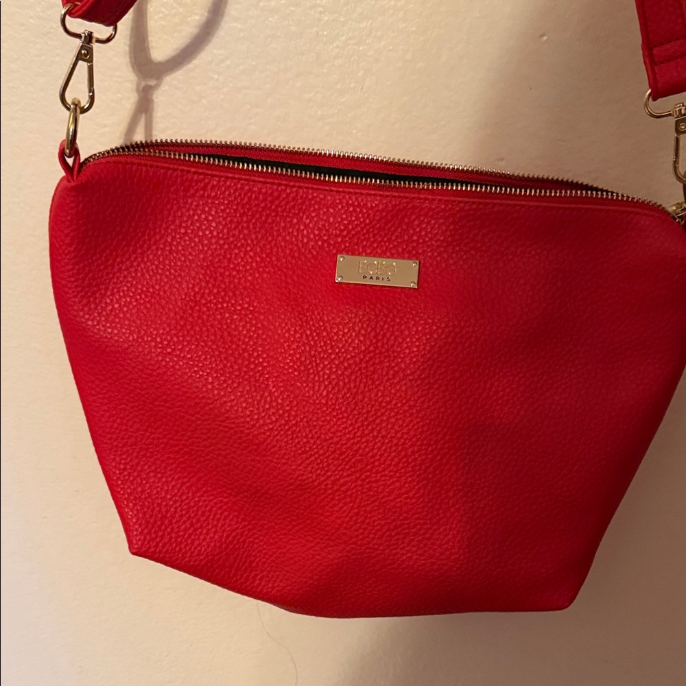 BCBG Paris cherry  Red Crossbody Bag